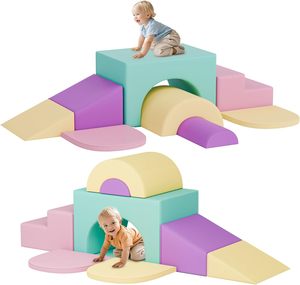 Canapé de jeu en mousse personnalisé pour tout-petits, jouets d'escalade pour enfants, ensembles de jeu, blocs d'escalade en mousse pour bébés, structures de jeu d'escalade C - Product Image 5