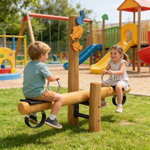 Balancín <span class=keywords><strong>con</strong></span> <span class=keywords><strong>Toldo</strong></span> Extraíble para Jugar en Todo Tipo de Clima en Parques y Áreas de Juego al Aire Libre - Product Image 5