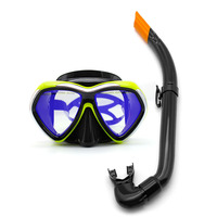 Équipement de plongée professionnel pour sports nautiques en plein air, masque de plongée étanche, masque de plongée et tuba