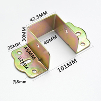 Charnière de lit coin support métallique meubles accessoires de quincaillerie de lit fixe coin de lit connexion support de code suspendu