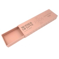Boîte à tiroir rigide carrée personnalisée avec logo, écologique, biodégradable, recyclable, revêtement UV, gaufrage, emballage en carton magnétique