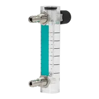 Medidor de fluxo de ar acrílico de baixo custo, medidor de fluxo de ar ajustável, rotamímetro, medidor de gás