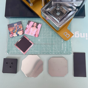 Trung Quốc Bán Hot Chất Lượng Cao Nhà Máy Giá 50*50Mm Và 63.5*63.5Mm Kim Loại Mới Nút Ảnh Nam Châm Máy Làm - Product Image 2