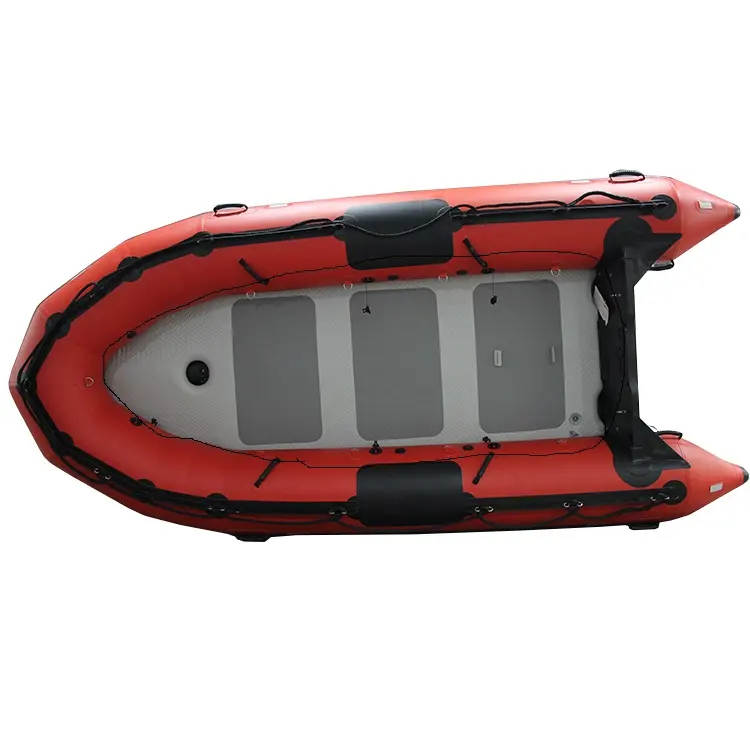 High Speed 6 Person Customized Aluminium Floor Inflatable Fishing Sport Boat Rowing Boats for various water sports