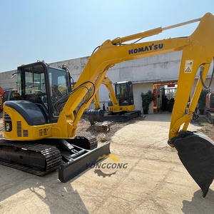 Mini-excavatrice Komatsu PC55MR d'<span class=keywords><strong>occasion</strong></span>, 5,5 tonnes, 5T, PC55 MR, balayage zéro, pelle japonaise d'origine, d'<span class=keywords><strong>occasion</strong></span>, engin de terrassement, pelle - Product Image 3