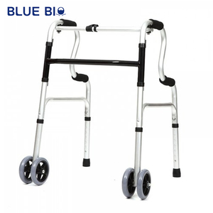 Складные легкие алюминиевые ходунки-роллаторы для пожилых людей с передними колесами, медицинские, для поддержки предплечий - Product Image 6