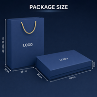 Coffret Cadeau d'Entreprise Premium avec Carnet, Gobelet, Stylo, Clé USB, Parapluie, Logo Personnalisé, Coffret Cadeau d'Affaires, Plusieurs Ensembles