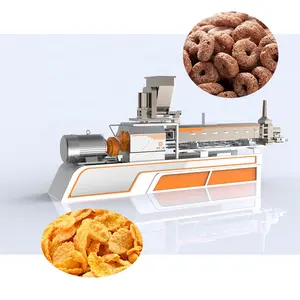 Automatic breakfast cereal food making machine corn flakes cereal breakfast cereal machine