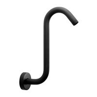 Bras de douche en forme de S tuyau d'extension de pommeau de douche haut accessoires de salle de bain en acier inoxydable