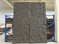 1200*600MM léger étanche culturel PU pierre 3D fond décoratif moule PU Faux pierre artificielle granit pierre de roche