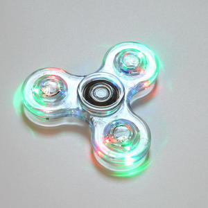 Wholesale 7colors <strong>LED</strong> Light Luminous <strong>Fidget</strong> <strong>Spinner</strong> Hand <strong>Spinner</strong> Golw in the Dark Toys for Kids <strong>Fidget</strong> <strong>Spinners</strong> - Product Image 2
