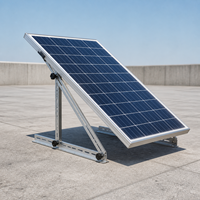 Supports de montage de panneaux solaires résidentiels personnalisés de petite taille, pièces découpées au laser et service de pliage