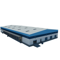 Entrepôt de structure en acier/bâtiment industriel de stockage en acier à ossature métallique