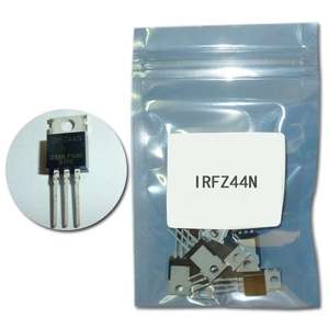 10 Uds transistores <span class=keywords><strong>IRFZ44N</strong></span> IRFZ44 transistor <span class=keywords><strong>MOSFET</strong></span> TO-220 <span class=keywords><strong>MOSFET</strong></span> <span class=keywords><strong>de</strong></span> <span class=keywords><strong>potencia</strong></span> IRFZ44NPBF 49A 55V efecto <span class=keywords><strong>de</strong></span> campo nuevos transistores originales - Product Image 2