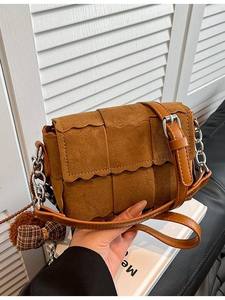 Bolso cuadrado de moda para mujer, tejido a mano, el más vendido del 2026, de PU impermeable, con correa para el hombro. - Product Image 2