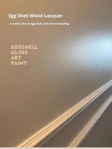 Peinture Murale Intérieure Couleur Unie Effet Coquille d'Œuf Brillant Texture Écorce d'Orange Anti-Tache à Base d'Huile, Effet Peau d'Agneau - Product Image 2