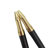 Stylo Roller Miniature de Luxe Personnalisé Professionnel pour Promotion, Stylos Signature Noirs, Ensemble de Papeterie d'Écriture avec Étui