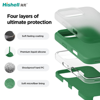 Coque de téléphone en silicone liquide personnalisée haut de gamme pour iPhone 18 17 Pro – Meilleure vente en gros d'accessoires pour téléphones mobiles