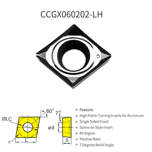 Cắt phụ kiện kim loại phay rắn Carbide máy tiện công cụ Carbide lời khuyên CCGX060202-<span class=keywords><strong>LH</strong></span> <span class=keywords><strong>ccgx060204</strong></span> zccct Carbide chèn - Product Image 3