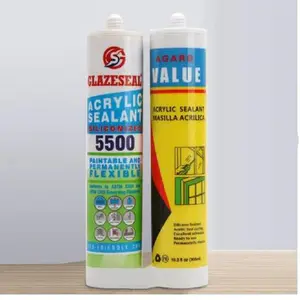 Sơn đông Acrylic mưa bằng chứng caulk caulking 300ml Aquarium Trắng 566 Silicone sealant