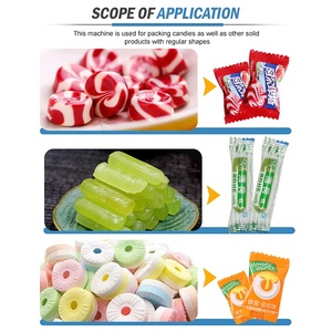 Tự động <span class=keywords><strong>Lollipop</strong></span> Gói máy đóng gói túi nhỏ Kẹo cứng bóng phẳng Vòng <span class=keywords><strong>Lollipop</strong></span> dòng chảy bao bì máy bao bì - Product Image 2
