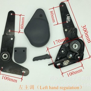 Ajusteur de siège de voiture 0-180 degrés, accessoire de pliage pour l'angle du siège, pièces en acier pour l'abaissement du lit - Product Image 4