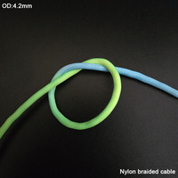 Cables USB a USB Tipo C Trenzados de Colores Arcoíris, Resistentes y Duraderos, con Mayor Resistencia