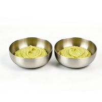 Bols à nourriture pour bébé en acier inoxydable SS304 style coréen 8,5 cm 10 cm 12 cm 13,5 cm 15 cm, bols à sushi, coupelles à sauce soja