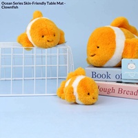 Uyeah – Peluche personnalisée en coton PP, animaux marins mignons (poulpe, requin, poisson, phoque), jouet de table, vente en gros