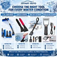 Accessoires d'hiver pour voiture : Housse de protection pare-brise anti-neige pour SUV et VR, ensemble de dégivrage 3-en-1 OEM avec brosse à neige, grattoir et dégivreur chauffant