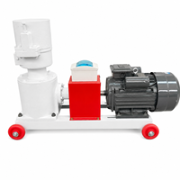 Broyeur à granulés mobile pour aliments du bétail, machine de traitement des aliments pour animaux de ferme, site de travail flexible