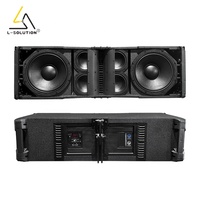 Sistema de Sonido Activo de Línea LS500 con Neodimio, Doble Woofer de 12 Pulgadas, 8000W de Pico, Tres Vías, para Audio Profesional en Exteriores