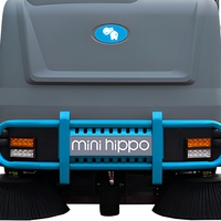 Mini Hippo – Autolaveuse autotractée robuste pour usage commercial, équipement de nettoyage de sols pour rues et parkings