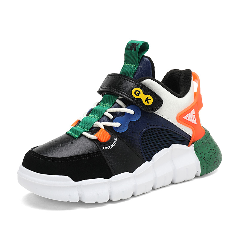 Лидер продаж, модная детская легкая повседневная спортивная обувь BKG с защитой от столкновений, легкая детская спортивная обувь