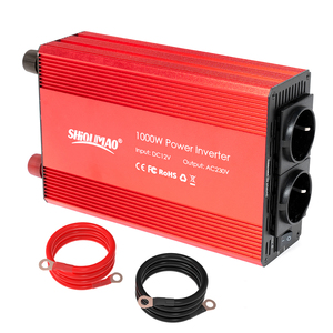 Inversor <span class=keywords><strong>de</strong></span> Corriente SHiOUMAO <span class=keywords><strong>de</strong></span> 12v a 220v 1000W, <span class=keywords><strong>Convertidor</strong></span> <span class=keywords><strong>de</strong></span> Corriente CC a CA con Enchufe Europeo, Alta Eficiencia, Respaldo <span class=keywords><strong>de</strong></span> Batería Solar <span class=keywords><strong>para</strong></span> Furgonetas y Exteriores - Product Image 1