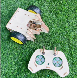 Jouet éducatif STEM Tscinbuny à faire soi-même, kits de puzzles en bois pour enfants, ensemble de robots de combat - Product Image 6