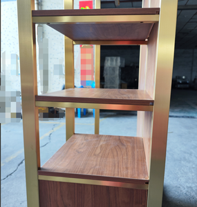 高級真鍮フレームホテルワードローブミニバーコート付きハンギングバー荷物ホルダー収納棚キャビネットクローゼットサイズカスタム - Product Image 2