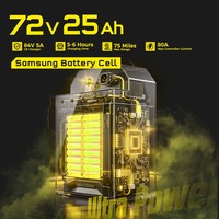 Motocicleta Todoterreno Em5 Ultra 72v8000w 90km/h de Alta Velocidad, Esta Motocicleta Todoterreno Está Diseñada para Conductores Mayores de 16 Años EM-5 ULT