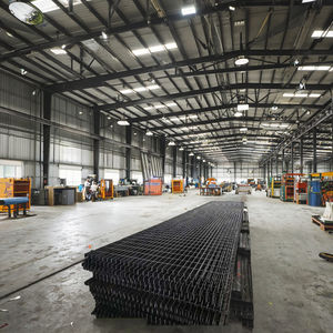 Grille de barre carrée de fer de <span class=keywords><strong>dalle</strong></span> de passerelle de plancher en acier galvanisé plongé à chaud de taille personnalisée pour l'application de parc - Product Image 6