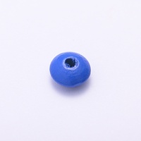 Perles d'abaque en érable colorées de 12 mm, rondes/plates, pour la création de bijoux DIY, accessoires en bois, artisanat, sac OPP Yijian Direct