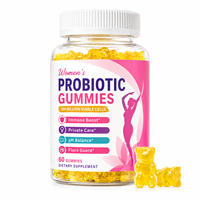 Bonbons gommeux probiotiques vitaminés pour soins quotidiens féminins avec 100 milliards de cellules vivantes, service ODM OEM disponible