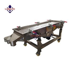 Écran vibrant linéaire léger de l'industrie alimentaire de tamis filtrant d'acier inoxydable pour le grain - Product Image 1