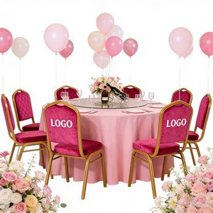 Silla de Comedor Moderna y Lujosa de Aluminio para Banquetes, Bodas y Salas de Reuniones, Venta al Por Mayor - Product Image 2