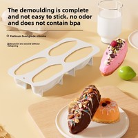Moules en silicone de qualité alimentaire modernes pour les gâteaux à la mousse - Écologiques, antiadhésifs, réutilisables, résistants à la chaleur