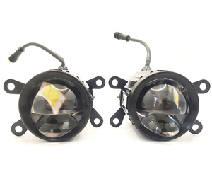 Offre Spéciale avec ventilateur à roulement à billes Mini projecteur antibrouillard 120W 13000LM 6000K/3000K éclairage Focus phare pour voiture ou vélo - Product Image 1