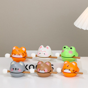 Adorno de Madera con Forma de Pez, Diseño Moderno, Material PVC, Decoración de Escritorio, Suministros de Oficina, Paquete de Varias Piezas - Product Image 1