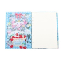 Carnet créatif A7 DIY avec paillettes, thème Cinnamoroll, en acrylique, à feuilles mobiles