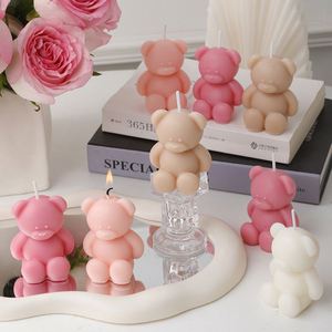 Wholesale Handmade Home Decoration Teddy <b>Bear</b> Candles in Multiple Colors <b>Cute</b> <b>Bear</b> Shaped Aromatherapy Candles - Product Image 2
