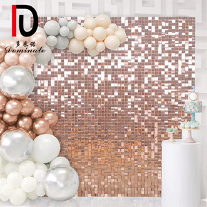 Customized <b>Sequin</b> <b>Wall</b> pink <b>Panels</b> High Quality Shimmer <b>Wall</b> Backdrop Wedding Decorations <b>Sequins</b> Backdrop Party Shimmer <b>Wall</b> - Product Image 4