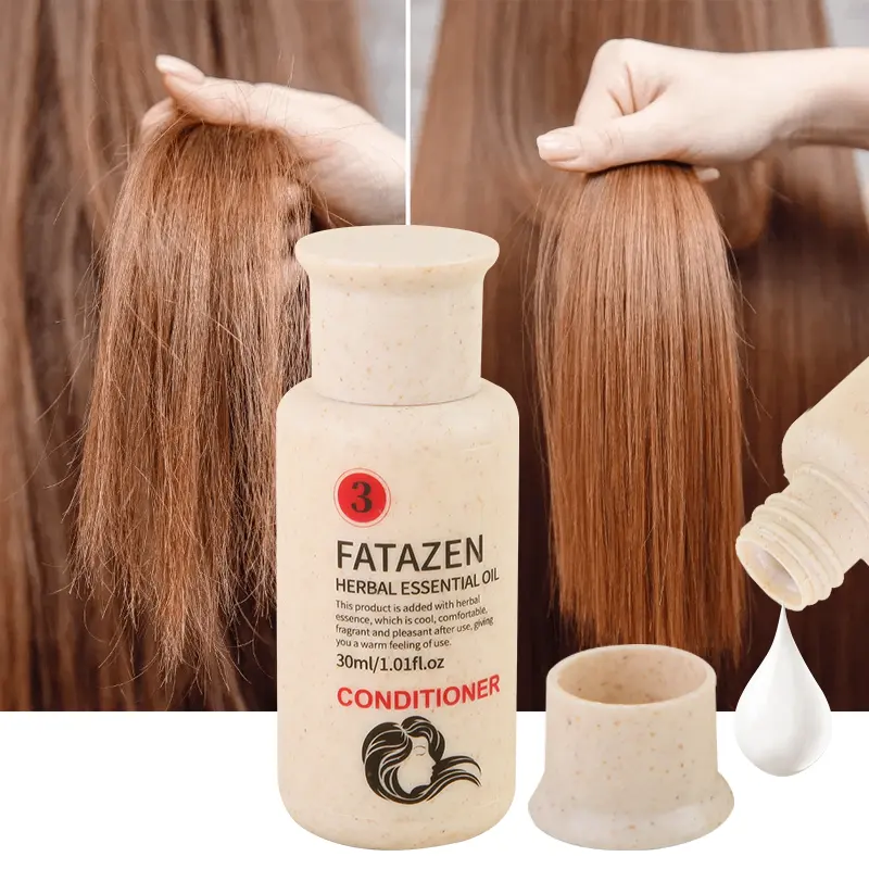 Wholesale Mini Size Organic Wheat Hair Conditioner Herbal Smoothing Repairing Nourishing Anti-frizz Wash Hair Growth Shampoo